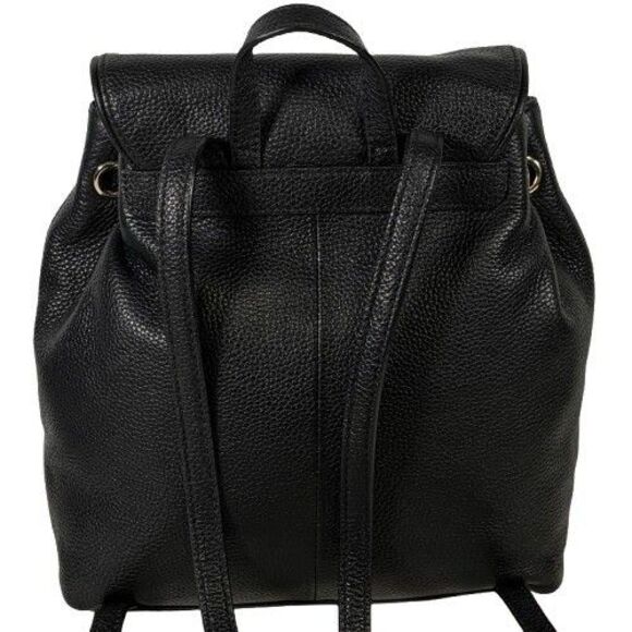 Kate Spade Backpack Purse Mulberry Street Small Breezy Black Pebbled Leather Bag - Picture 6 of 16